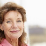 Senior woman head and shoulders