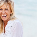 Portrait of a happy romantic couple outdoors.